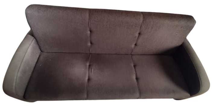 Sofá-Cama Reclinável de 3 Lugares (Castanho Chocolate)