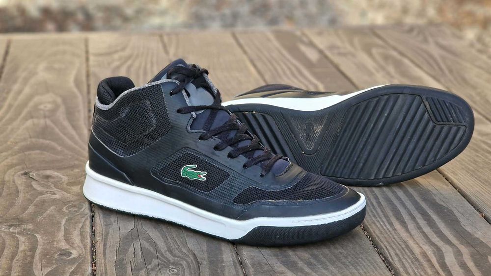 Ботинки кроссовки хайтопы Lacoste Explorateur кросівки