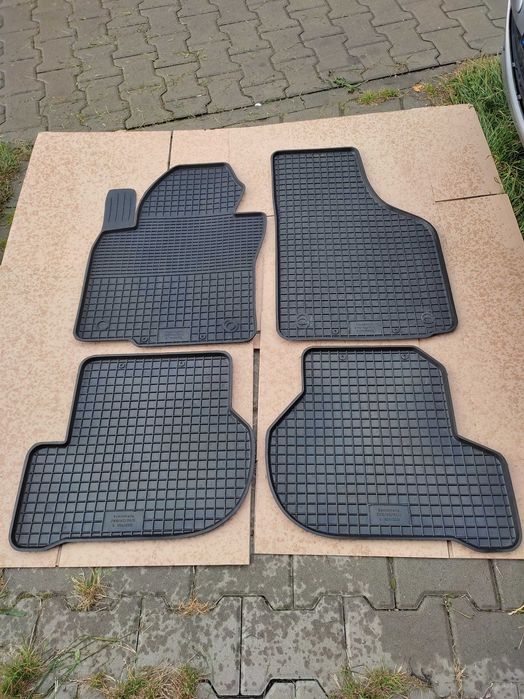 NOWE Dywaniki gumowe SEAT LEON 2 II 05r-12r dopasowane korytka