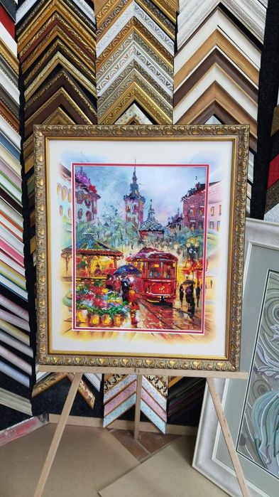 Картины вышитые бисером с  художественной дорисовкой