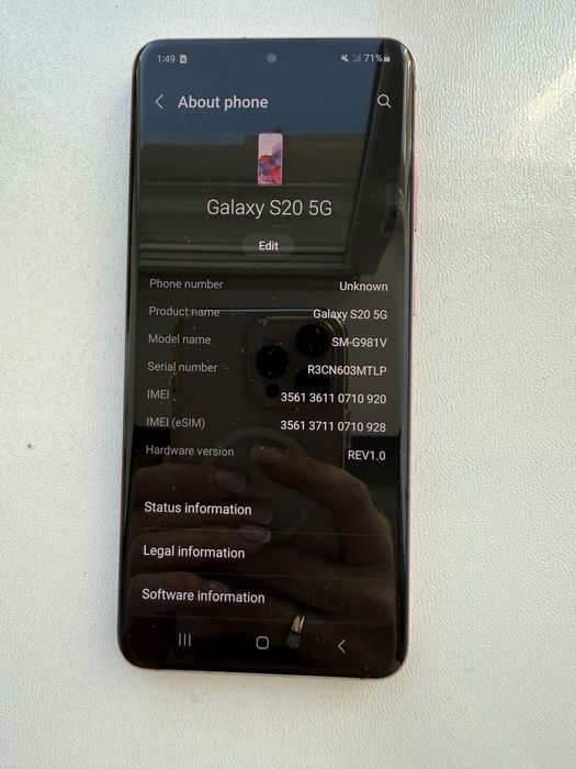 Samsung Galaxy S20 Ultra 128 GB Neverlock