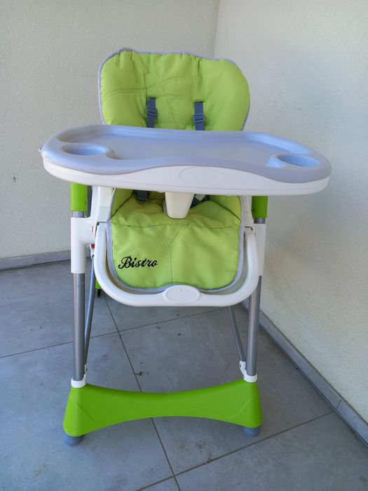 Krzesełko do karmienia Caretero Bistro zielone