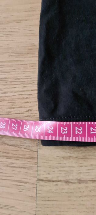 Czarne legginsy H&M 122/128 cm + gratis