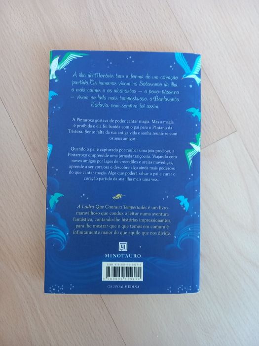 Livro "A Ladra que Cantava Tempestades"