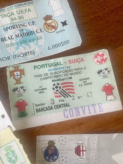 Bilhetes de Futebol