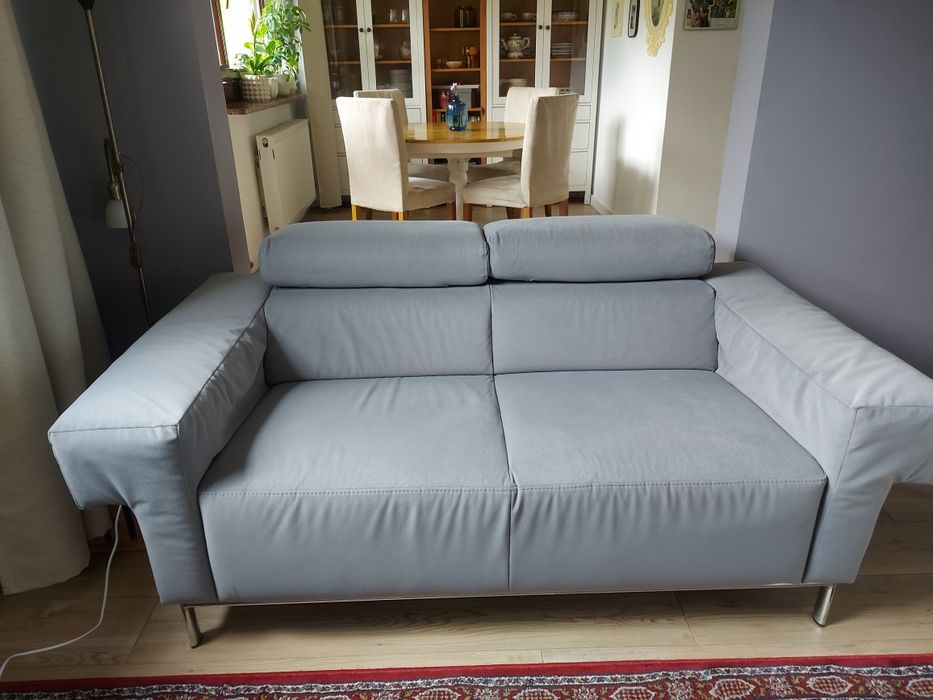 Sofa 2 osobowa kanapa mała regulowane zagłówki