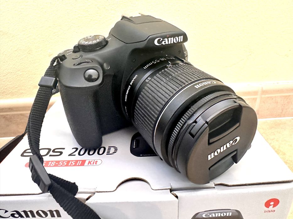 Canon EOS 2000D + Lente 18-55 IS II | Como Nova | Completa