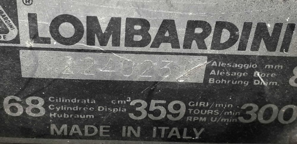 motocultivador a gasoleo LOMBARDINI
