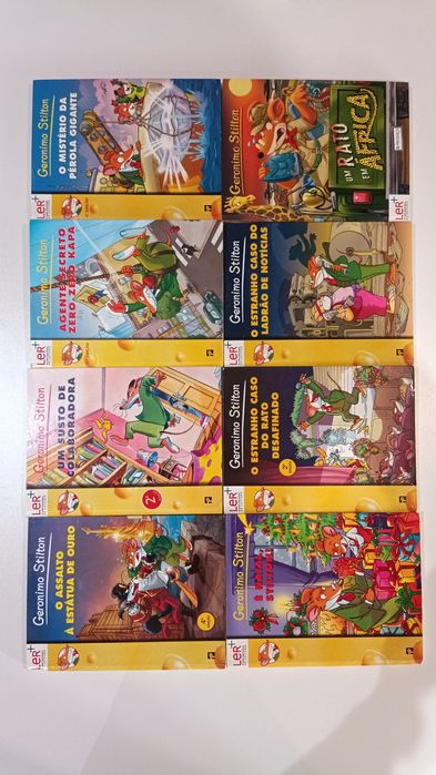 8 livros Geronimo Stilton (4€ cada)