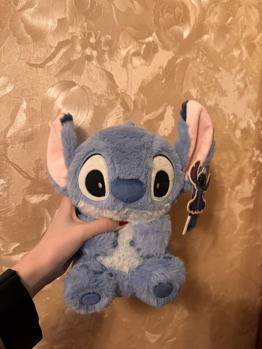 Знижка!Стіч синій ліло та стіч мʼяка іграшка плюшева з вушками