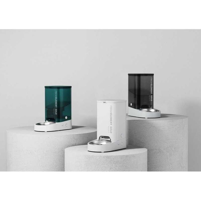 Смарт годівниця PETKIT Fresh Element SOLO Smart Pet Feeder 3 л Wi-Fi, резервне живлення, темно-сіра