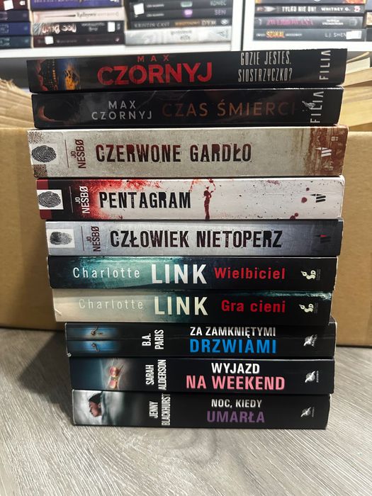 Zestaw ksiazek kryminalow
