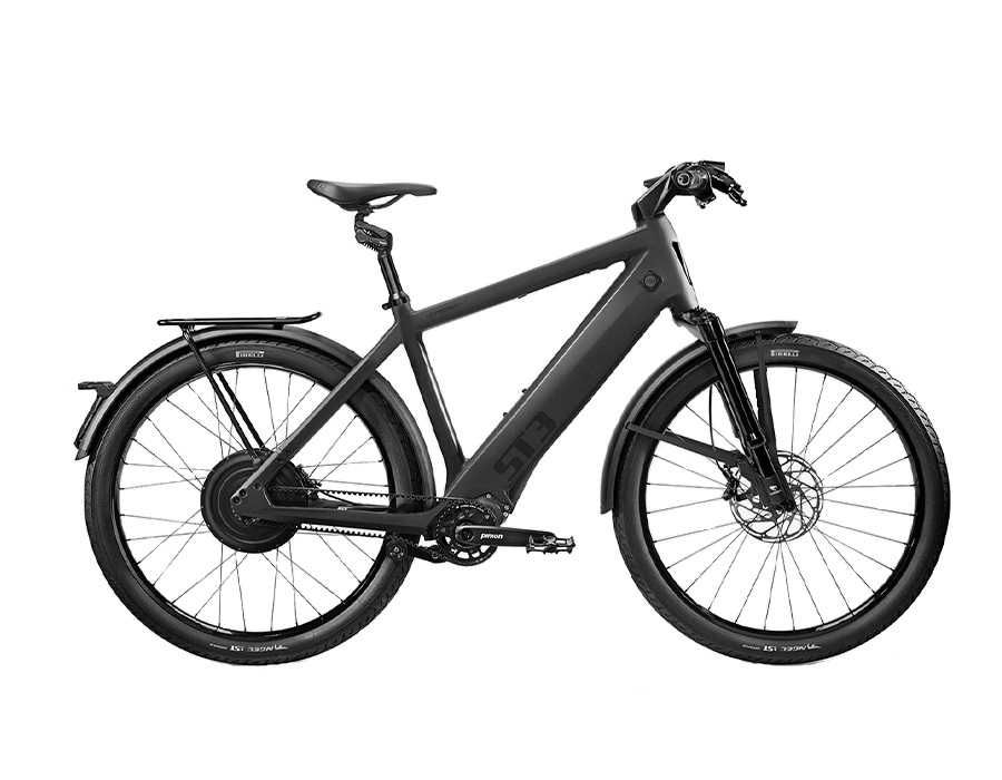 Rower Elektryczny | S-Pedelec | Stromer ST3 Sport 45kmh+ | Pinion 9 | Matowa Czerń | Homologacja 2026