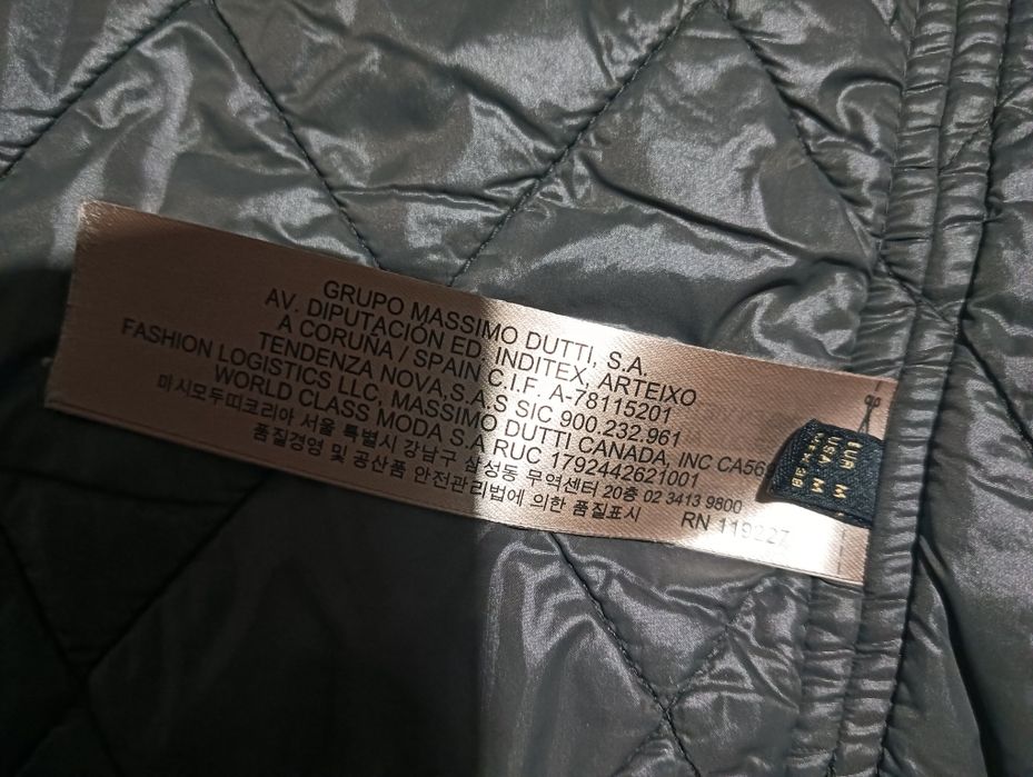 Casaco Preto Massimo Dutti