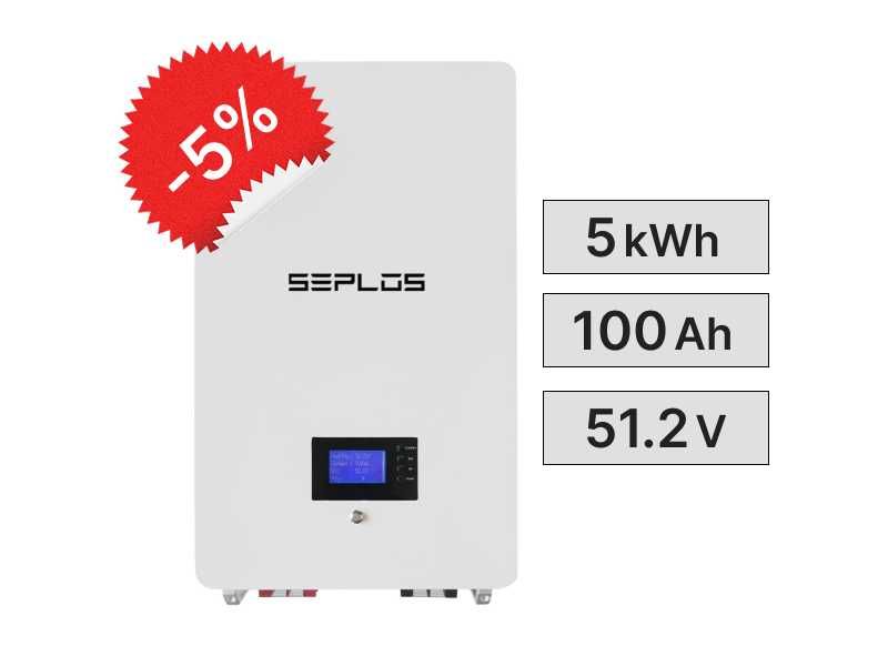 ЗНИЖКА! Акумуляторний блок Seplos NILE-100 51.2V 100Ah 5.12kWh LiFePO4