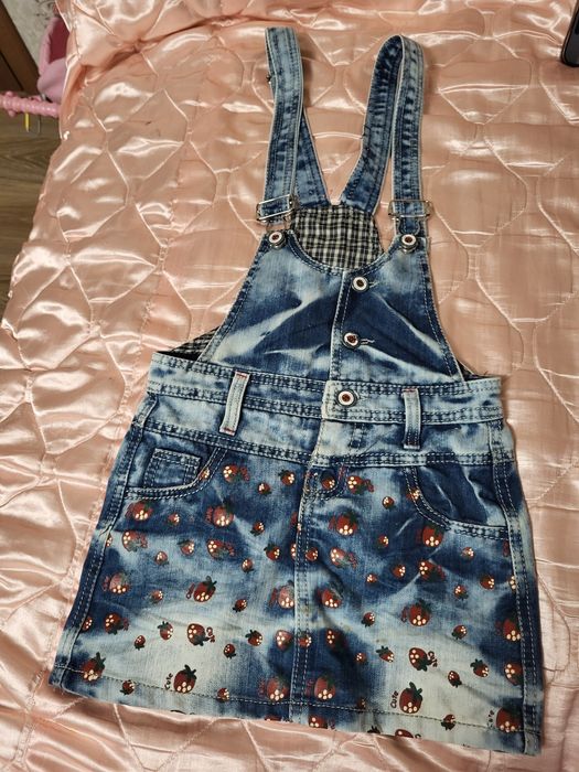 Джинсова куртка, джинсовий сарафан