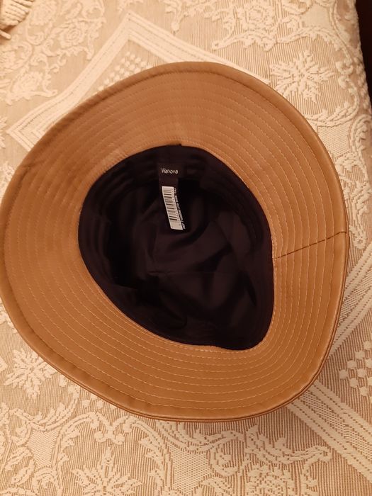 Chapéu de napa camel NOVO