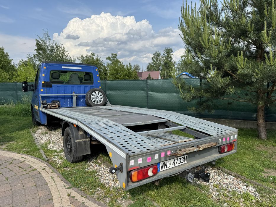 Wynajem autolaweta laweta 3,5t Renault Master prawo jazdy B, Warszawa