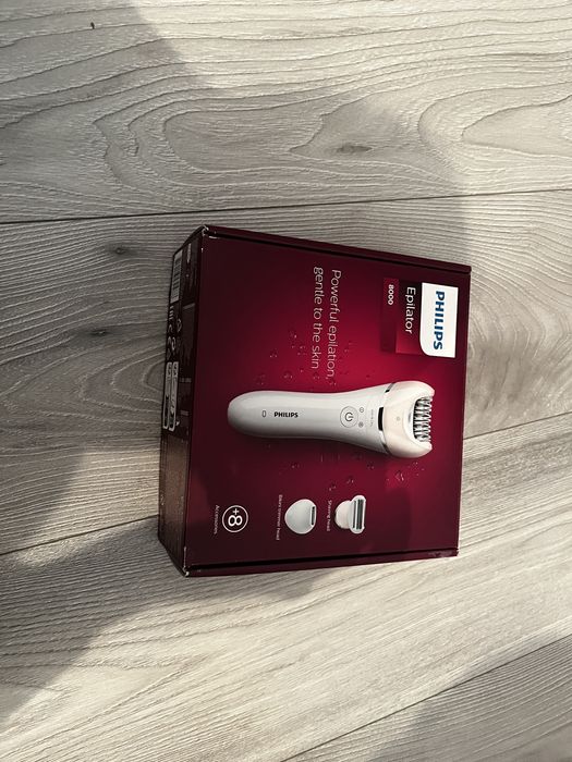 Depilator Philips 8000 cały zestaw