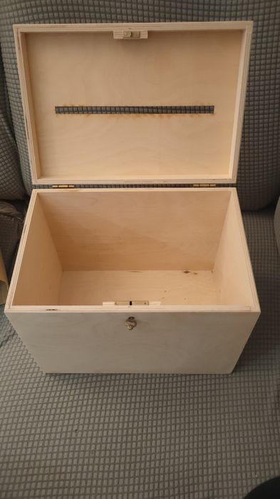 Drewniane pudełko na koperty ślub