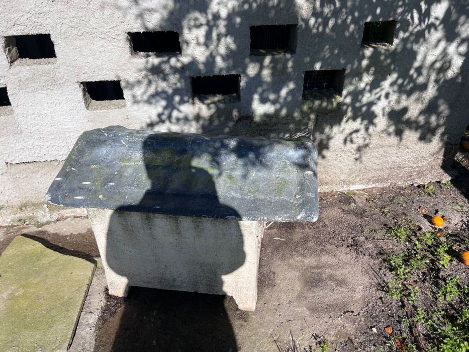 Casa para cão de alvenaria