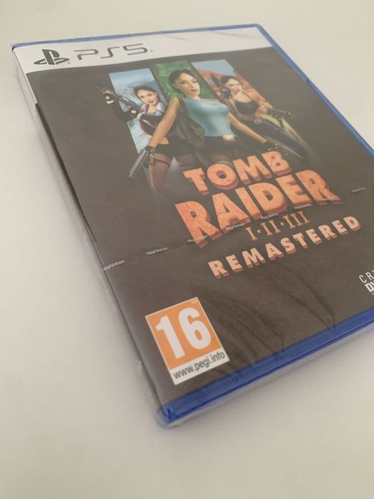 Tomb Raider I-III Remastered PS5 (novo e selado)