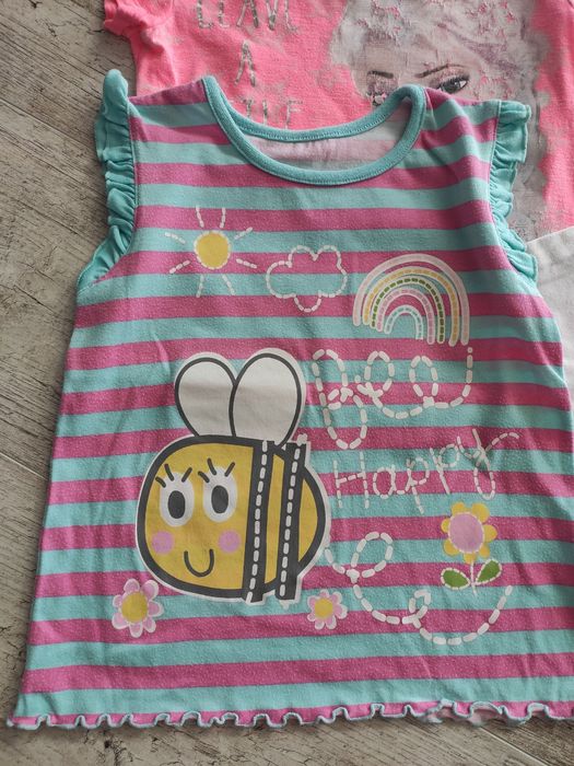 Zestaw 6 bluzeczek dziewczęcych 104