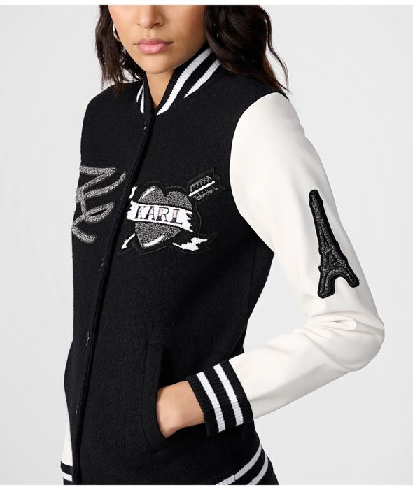 Kurtka karl lagerfeld oryginal nowa z metką skórzana