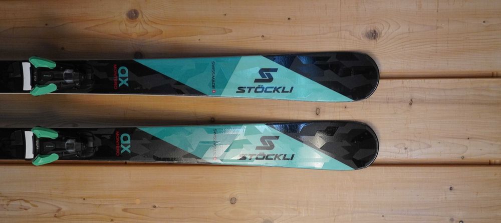 Narty Stockli Montero Ax, długość 163 cm, model 2023, używane