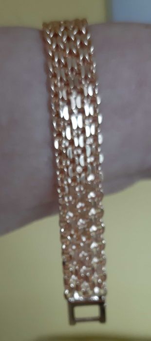 Bransoletka pozłacana damska