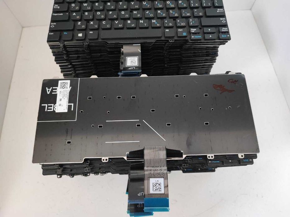 Клавіатура без підсвітки оригінал Dell Latitude E5470 E7470 E5480 7480