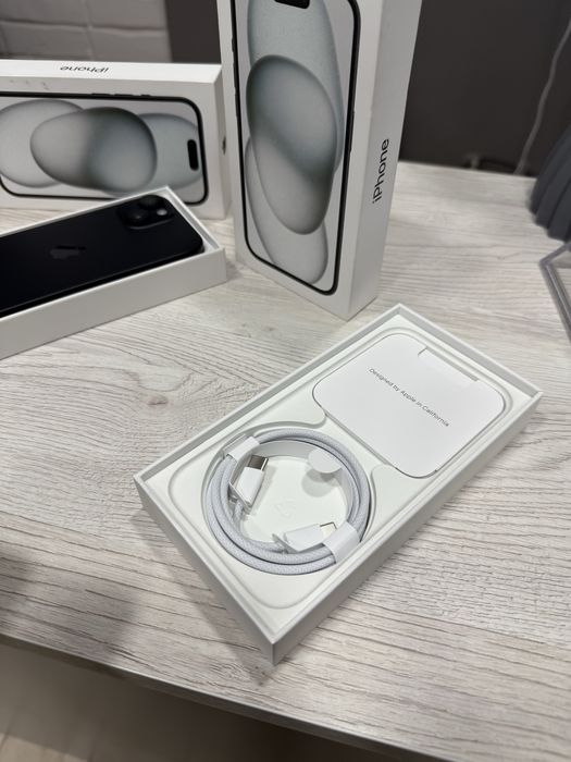 New open/box iphone 15 black 128gb black