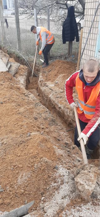 Земельные  земляные работы траншеи фундамент