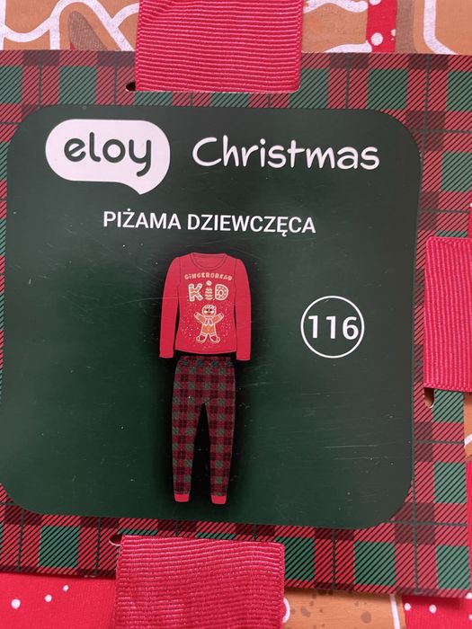 Świąteczna piżama dla dziewczynki 116