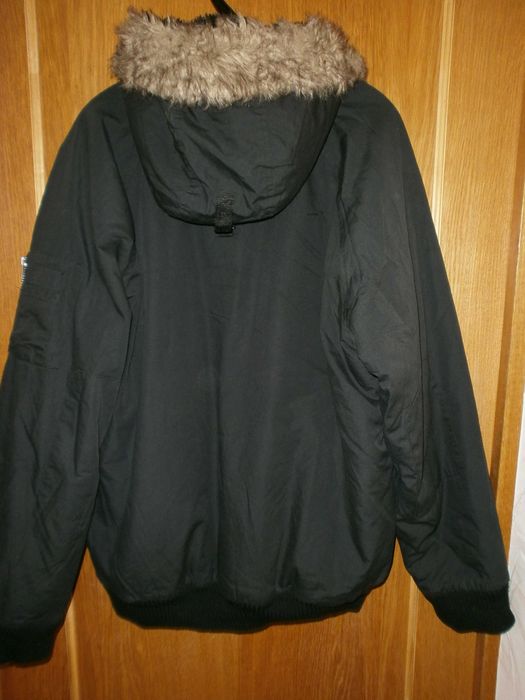 Куртка бомбер Smog, чёрная, разм. XL, наш разм.54. ПОГ-65 см