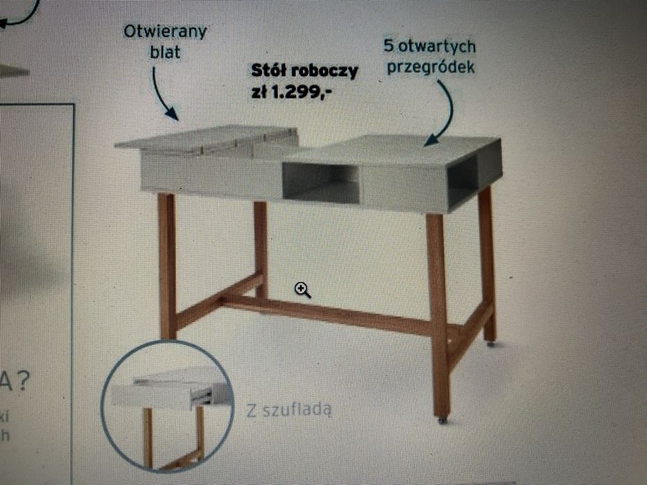 Biurko, Stół roboczy, badzo solidny Tchibo