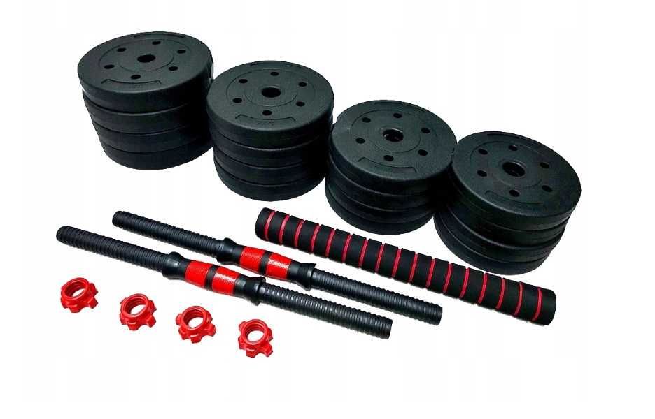 HANTLE REGULOWANE 2x20 zestaw 40 kg bitumiczne z łącznikiem komplet