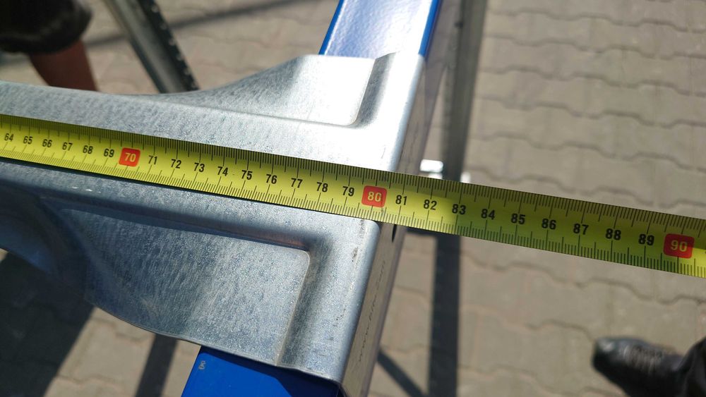 Regał półkowy magazynowy przemysłowy 270cm 2,7m wysokość 3m BITO