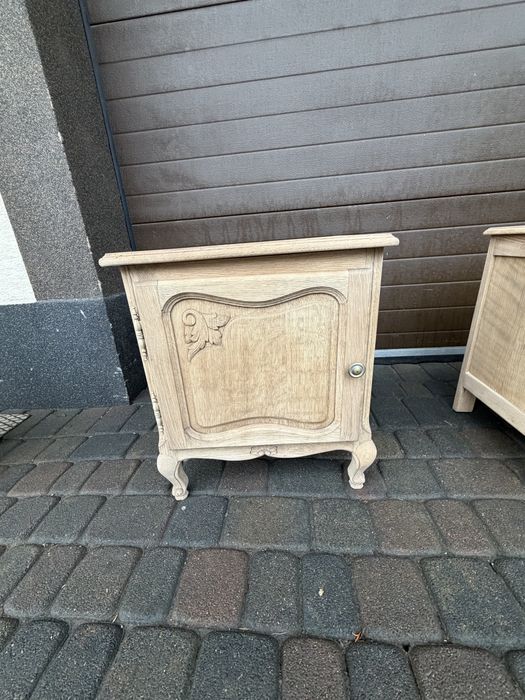 Szafki w stylu ludwikowskim  oczyszczone dąb stan surowy