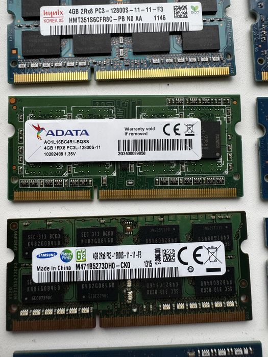 Комплект опертавиної памяті 8GB (2 по 4GB) SK hynix DDR3L PC3L-12800S для ноутбука