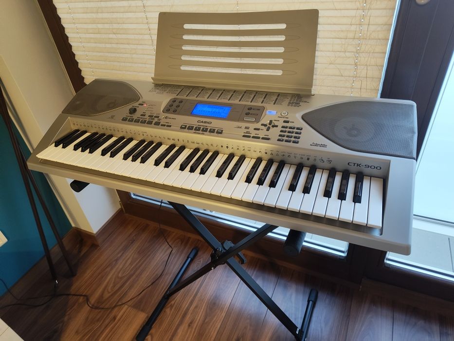 Keyboard Casio CTK-900 | BARDZO DOBRY STAN | Stojak, Zasilacz, Instrukcja