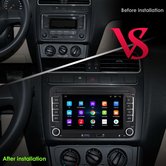 Radio CarPlay/Android Auto Skoda Octavia Superb VW Passat Golf Seat