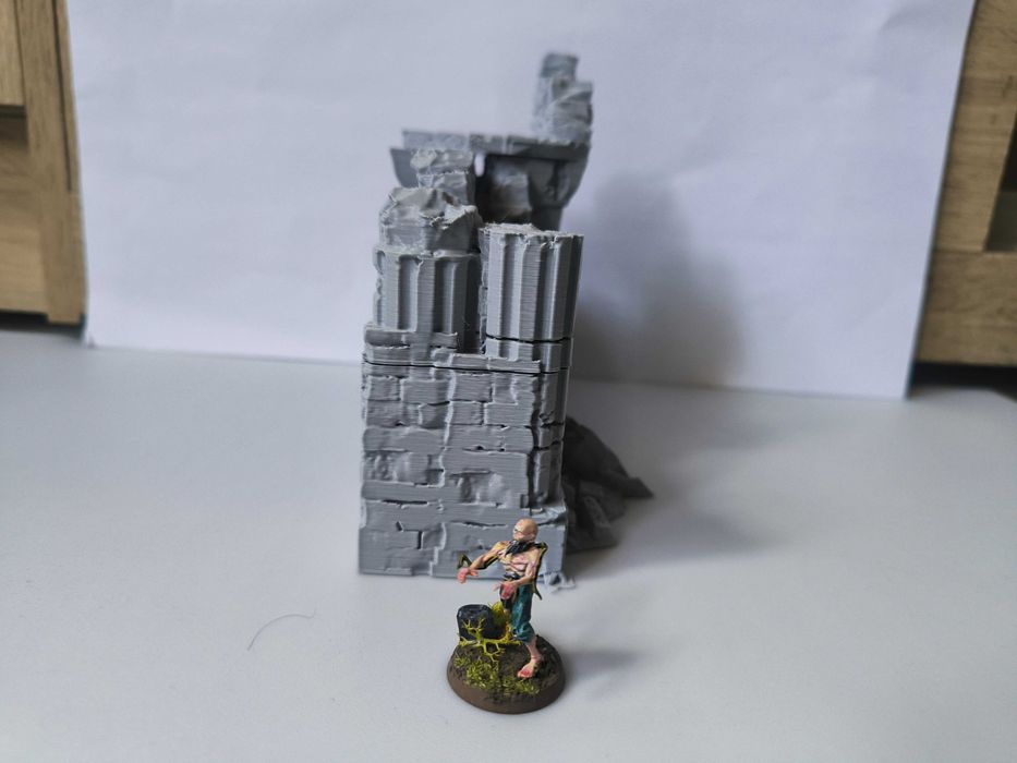 Zrujnowany mur 2(Lost City) RPG Diorama Makieta D&D