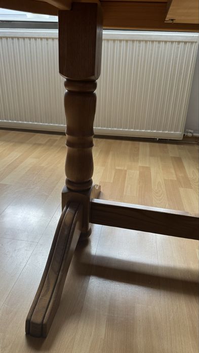 Stół owalny rozkladany drewno