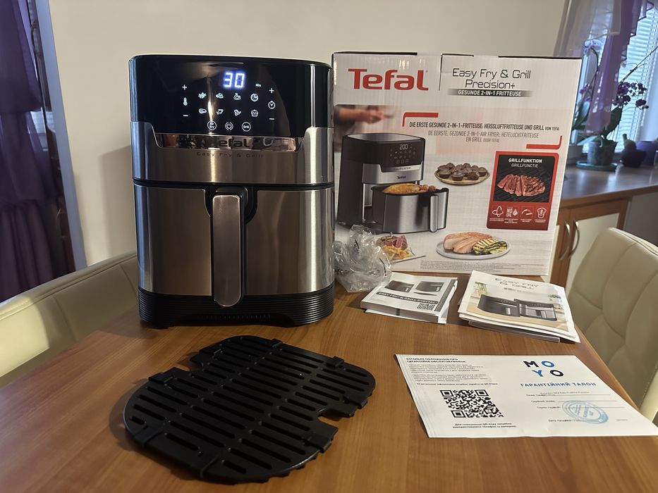 NEW Мультипіч Мультипечь Аэрогриль TEFAL Fry&Grill (8499грн Moyo)
