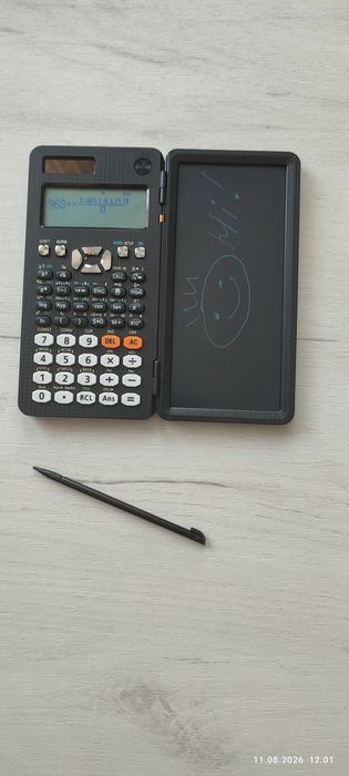 Новий інженерний науковий калькулятор з графічним планшетом 2в1