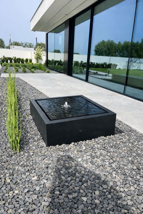 Stół wodny z LED – nowoczesna fontanna do ogrodu i na taras