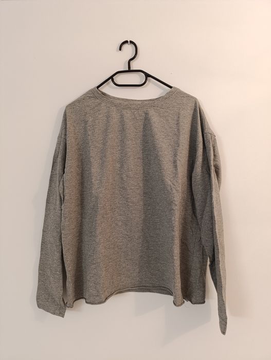 Szara bluzeczka rozmiar L bawełna z wiskoza
