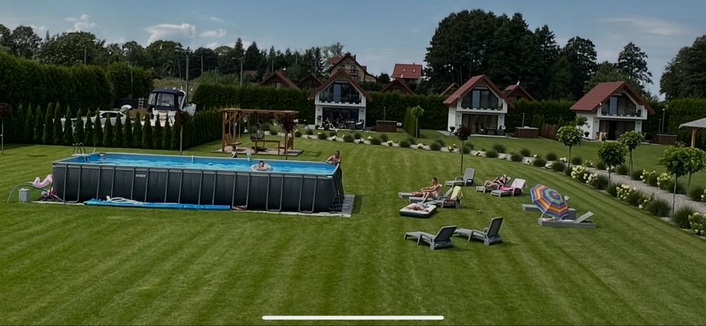 Domek nad jeziorem, Mazury  , jacuzzi,