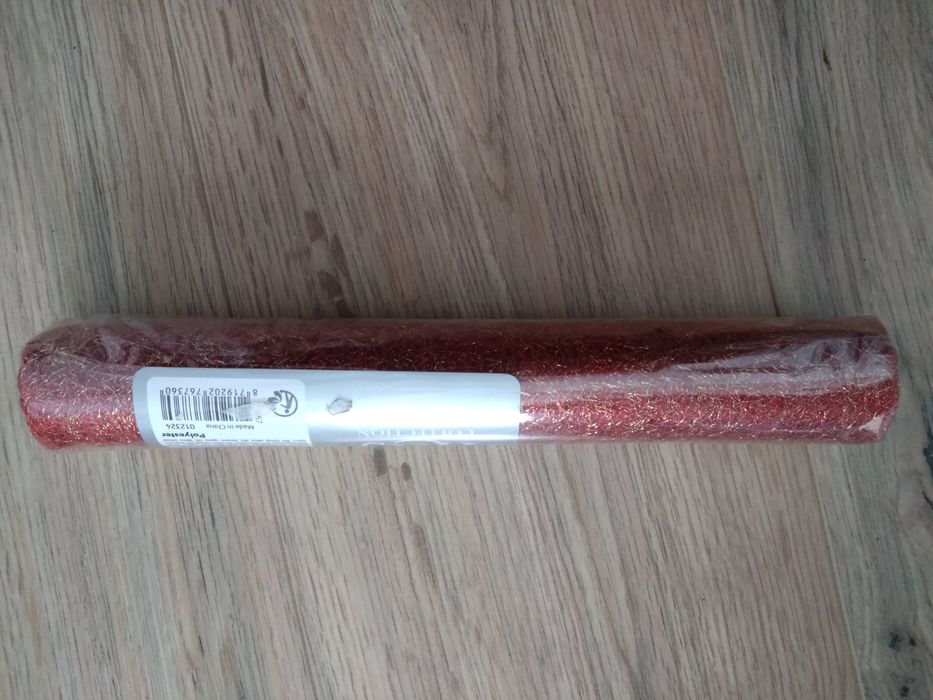 Ozdoba świąteczna na stół, delikatny bieżnik